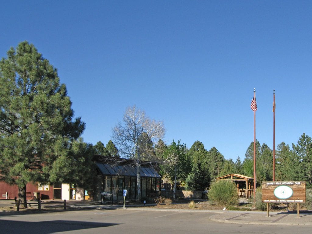 Smokey bear historical park exterior.