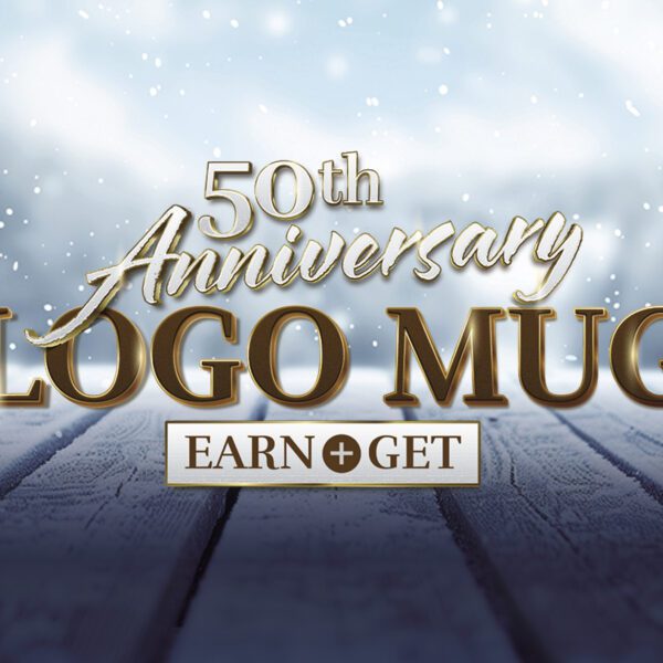 50th ANNIVERSARY MUG EARN & GET